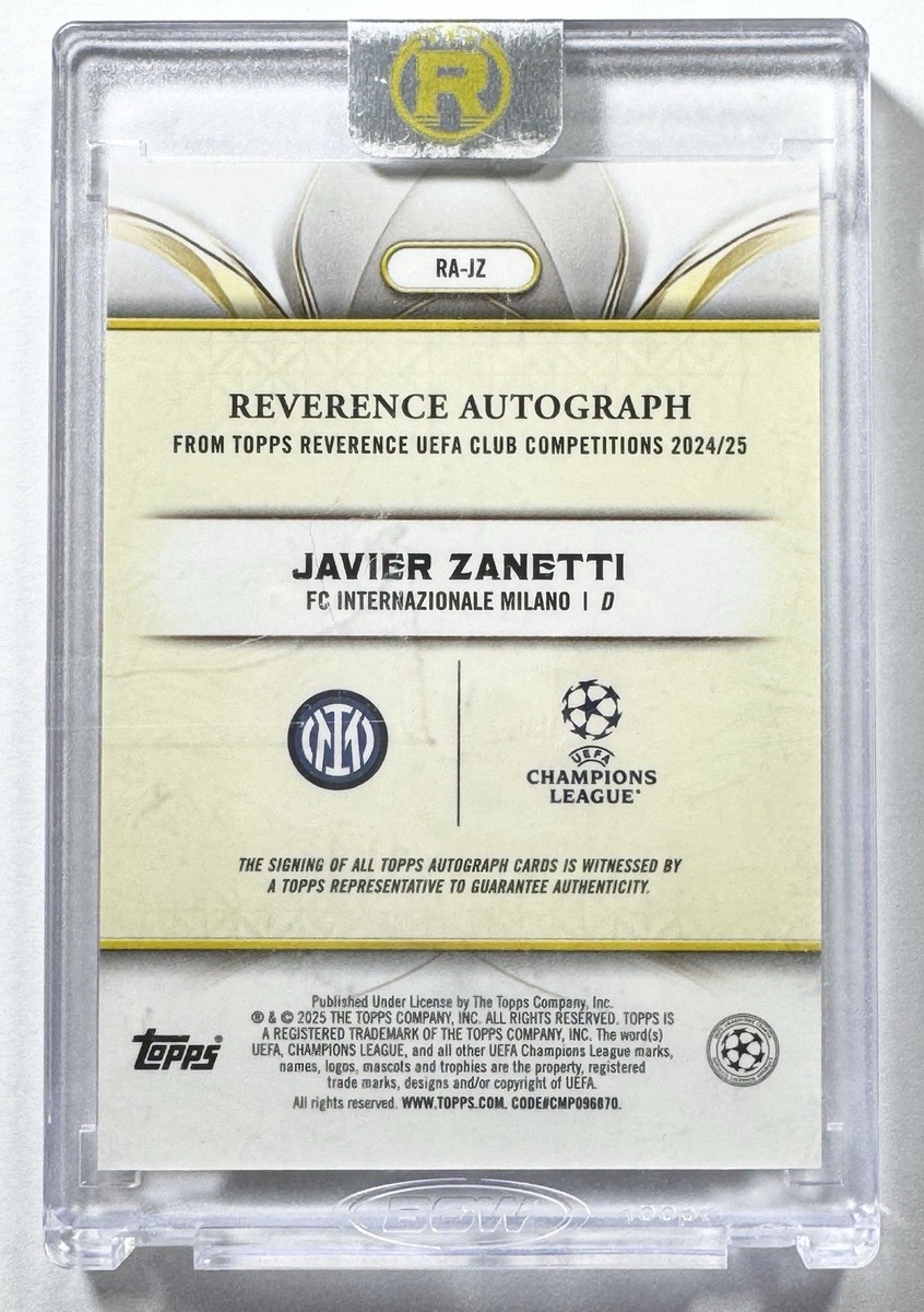 2024-25 Topps Reverence Uefa Club Competitions - Autographs Javier