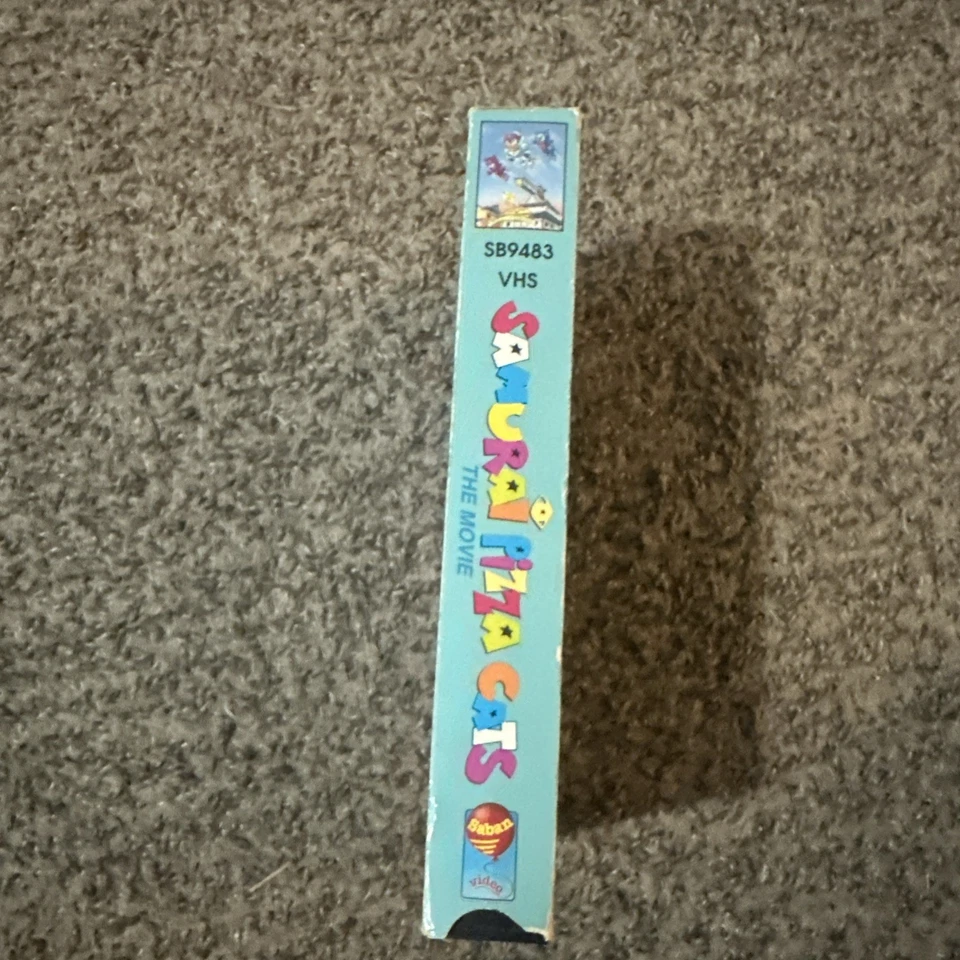 SAMURAI PIZZA CATS The Movie VHS, Dated 1991 Saban  - Image 4 of 4