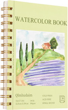 5x7.5 Inch Spiral Watercolor Paper Pad - 30 Sheets 140lb/300g Acid-Free Artist P