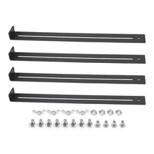 Drawer Repair Kit for Cabinet Reinforcement Bracket Accessories Black Steel