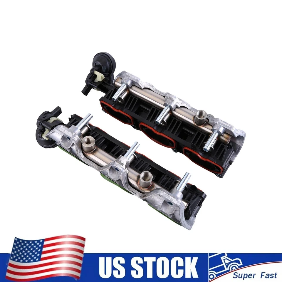 Intake Manifolds Left & Right 06E133109 For Audi A7 3.0L V6 Quattro 2014-2015 US Foto 2 de 4
