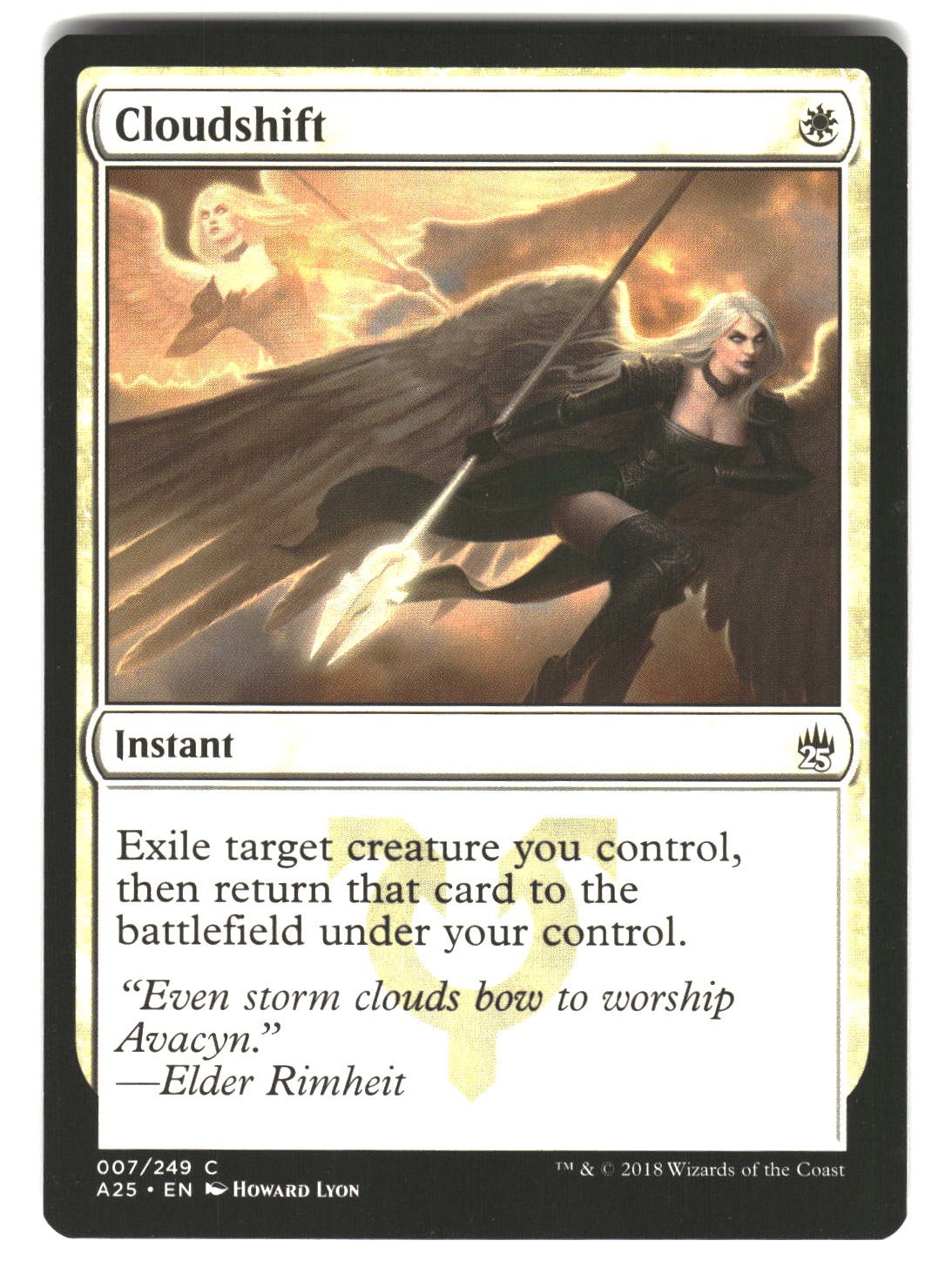 Cloudshift 7 Common Masters 25 Magic: The Gathering Lightly Played