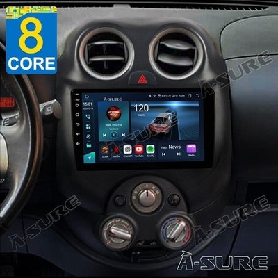 4+64G Android 14 Autoradio CarPlay Navi WIFI BT für NISSAN MICRA 4 K13 2010-2016