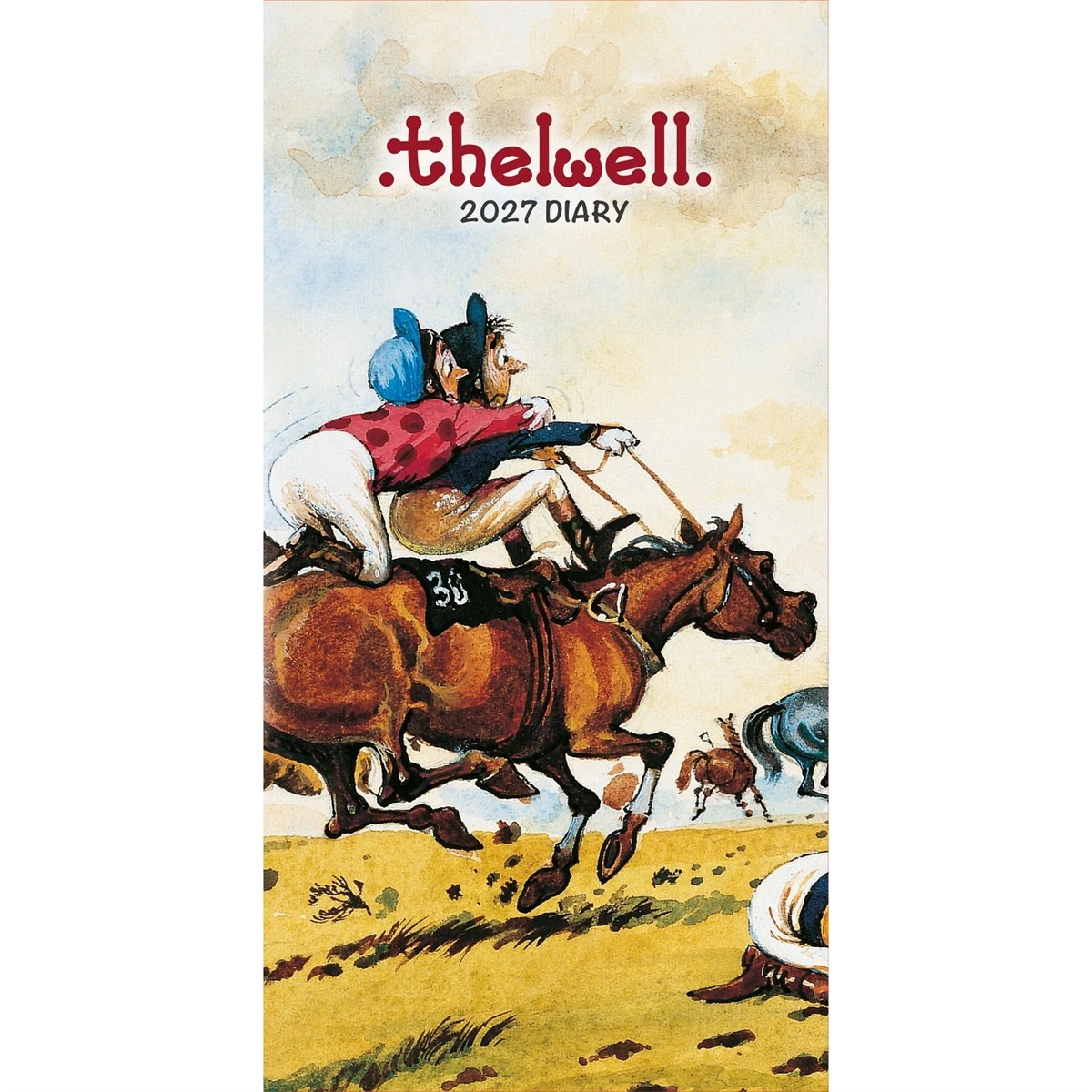 Thelwell Slim Diary 2027, General Diaries, Two Week To View, Humour, Gift