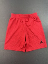 Jordan Jumpman Shorts Youth Large Mesh Lined Red Boys 6-7yrs Basketball