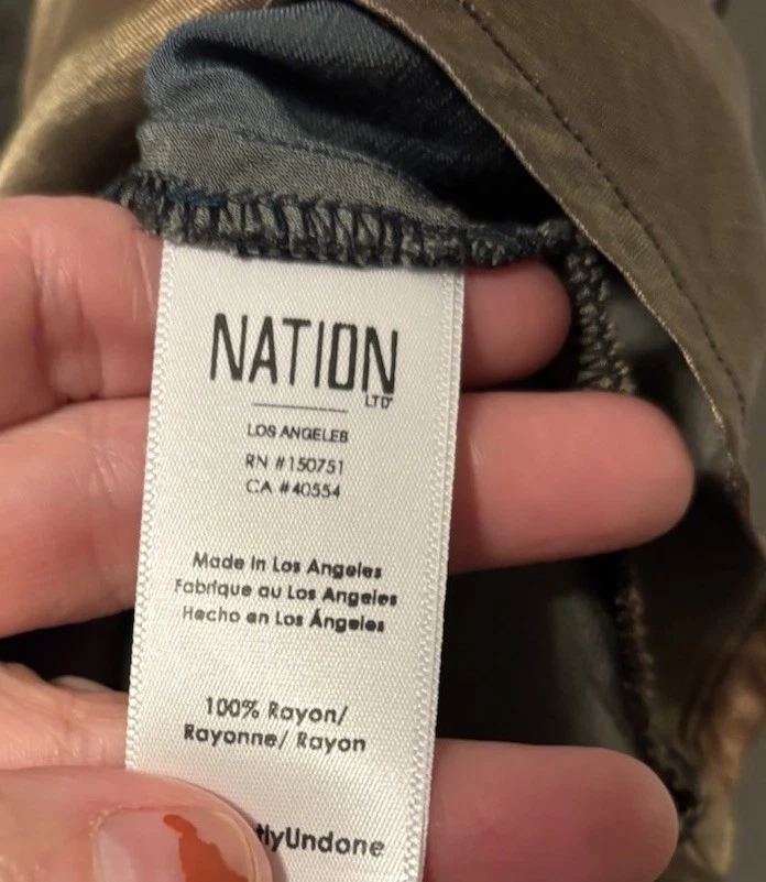 Nation LTD XS Tie-Dye Tank Top Camisole - Image 4 of 4