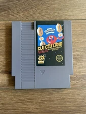 Clu Clu Land NES Nintendo Game - 5-Screw - Authentic/Tested Fast Shipping!