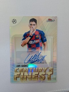 Luis Suarez Century's Finest Auto /10 Topps Finest 25/26 FC Barcelona