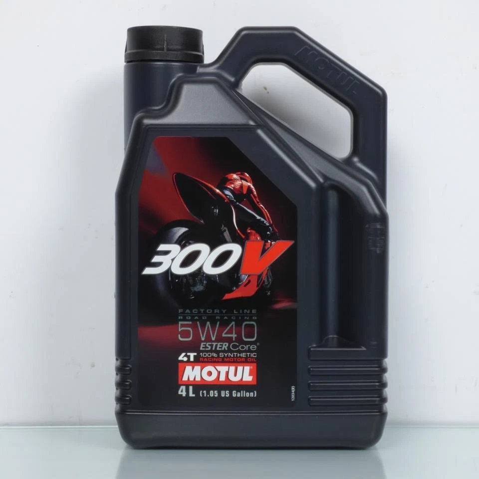 Bidon d'huile MOTUL 300V Factory Line Road Racing 5W40 100% synthèse pour moto - Photo 1/1
