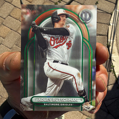 Topps 2024 Tribute Adley Rutschman Baltimore Orioles Green /99 #51
