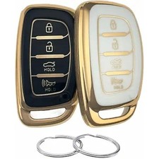 TPU Key Fob Cover Compatible with 2016-2021 Elantra Elantra GT Ioniq Sonata Tucs