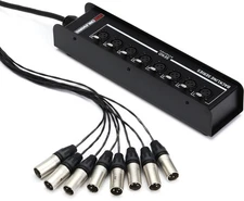 Gator Cableworks Backline Series 8-channel Drop Snake - 25 feet