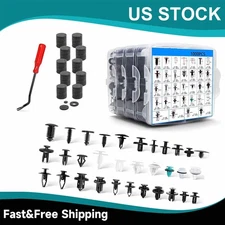 1101pcs Car Retainer Clips Auto Fasteners Pin Rivet Push Trim Clips Bumper KIT