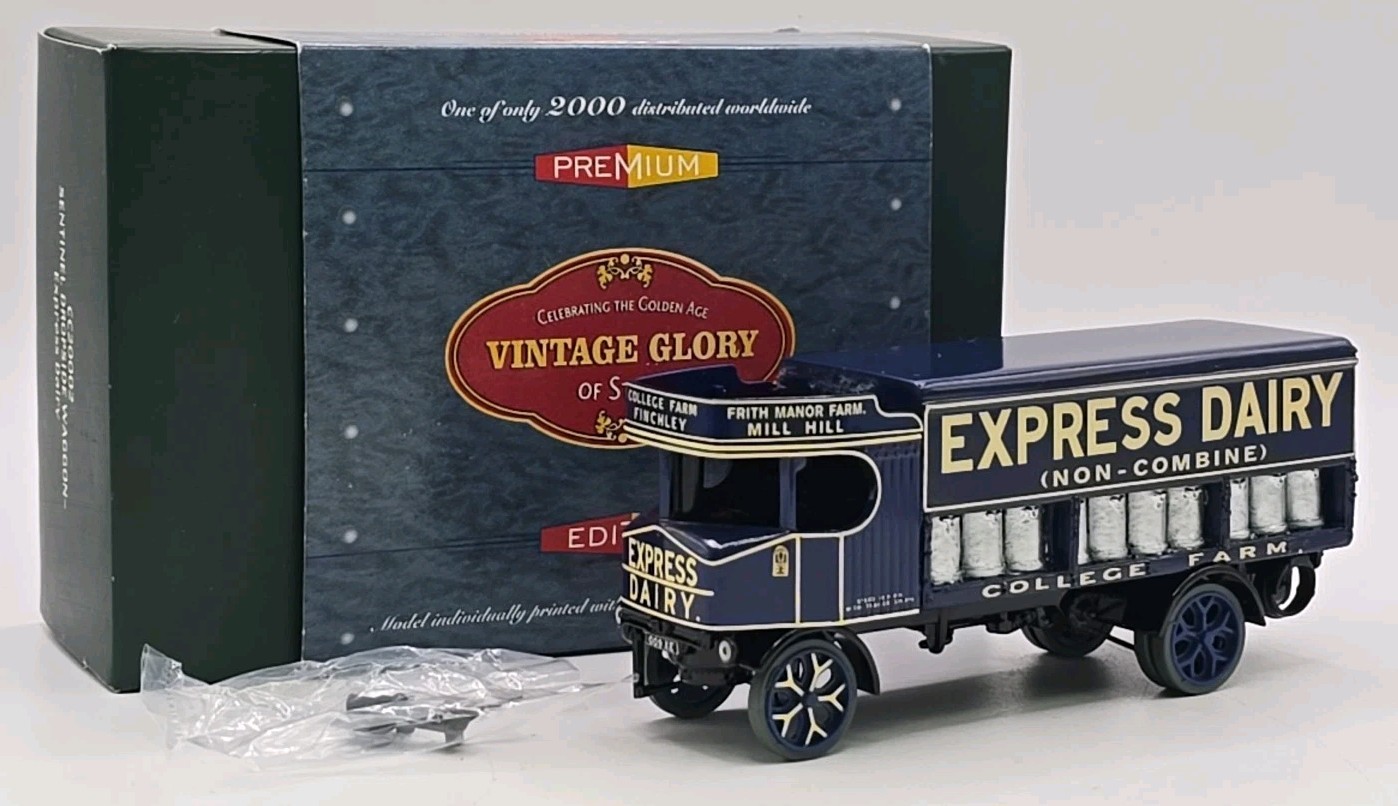 CORGI SENTINEL STEAM DROPSIDE WAGON EXPRESS DAIRY 1/50 CC20002 BOXED DIECAST