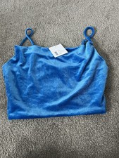 Supre Blue cowl Neck Top / Copped / Size 2XS 