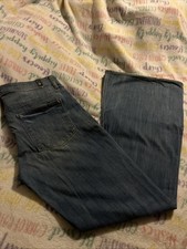 7 For All Mankind Bellbottom Jeans 31 Mid Rise AU0029925 Stretch Vintage Y2K USA