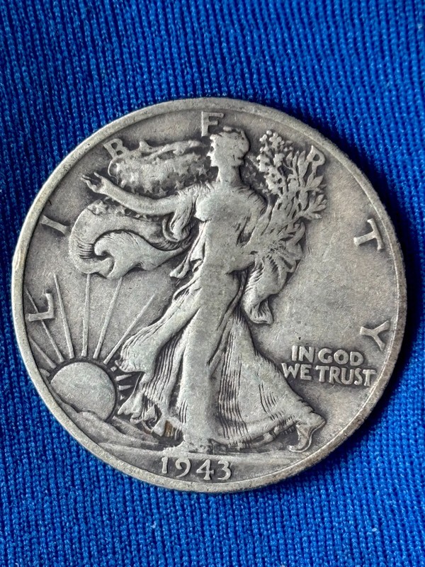 1943-S Silver Walking Liberty Half Dollar Circulated 50C San Francisco 001