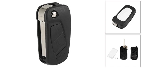3 Key Buttons Remote Control Fob Key Case Shell Single Custom for Ford Ka 08-16 - Image 2 of 4