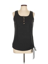 NWT Assorted Brands Women Black Sleeveless Blouse L