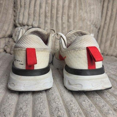 Nike React Infinity Run Flyknit 3 White Crimson Men display picture 3