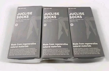 Juclise Socks ( 9 Pairs) Size Medium  New In Box. 3 Boxes Sealed 