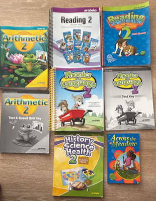 Abeka 2nd Grade Teacher Key Curriculum Set-Arithmetic, Reading, Phonics