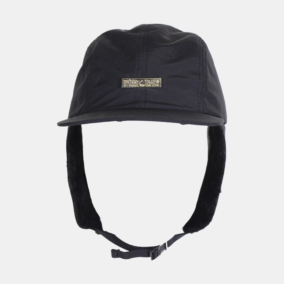 Stussy Denim Tears Trapper Cap / Size L / Mens / Black / Nylon