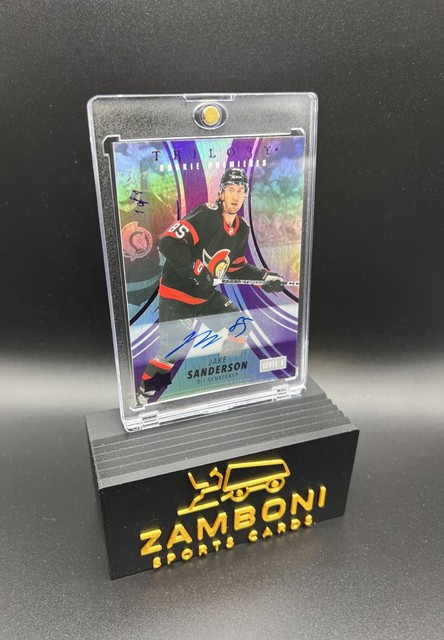2022-23 UD Trilogy Rookie Premieres Jake Sanderson Rookie Auto Autograph 1/1