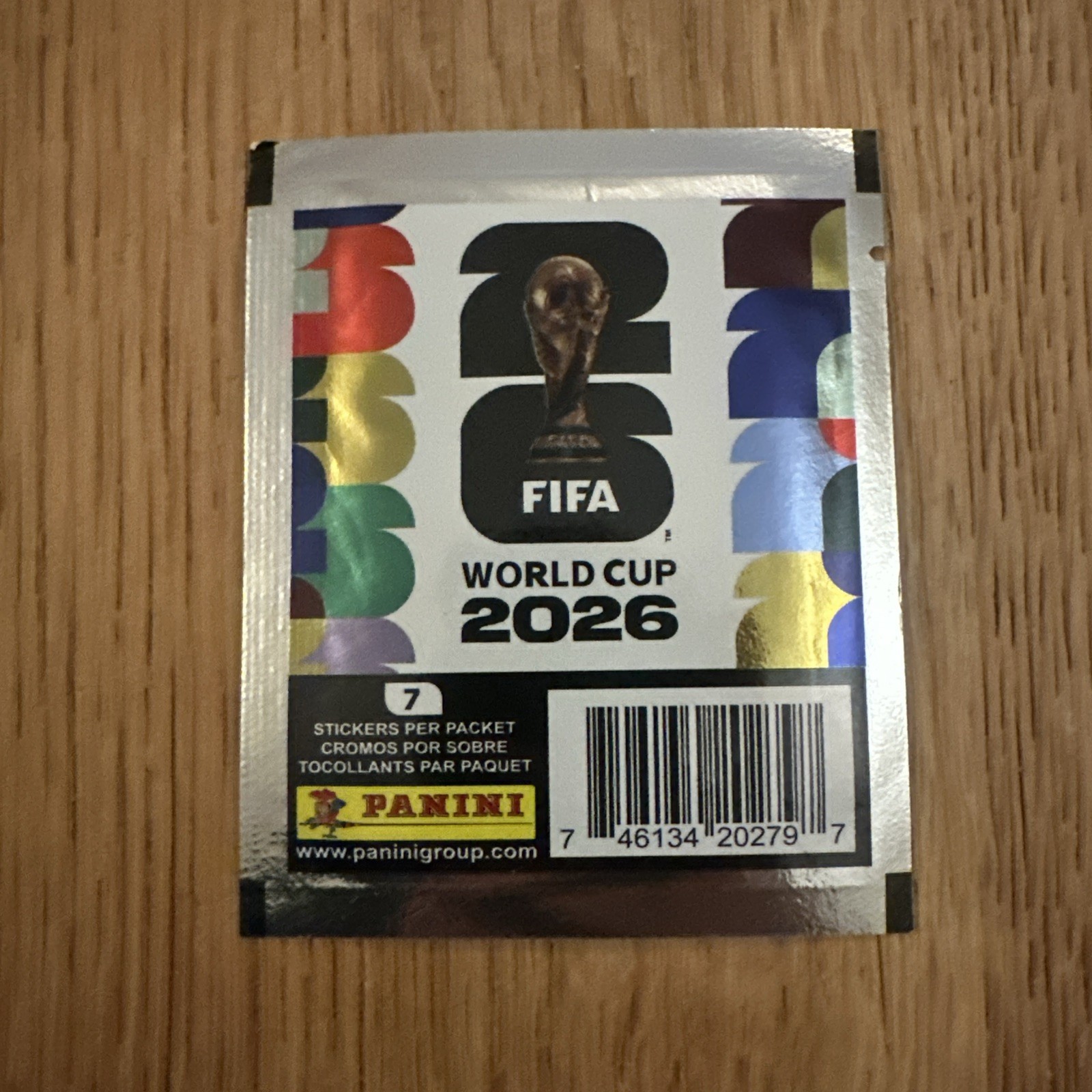 NEW Panini FIFA World Cup 2026, 7 Stickers Packet Factory Sealed