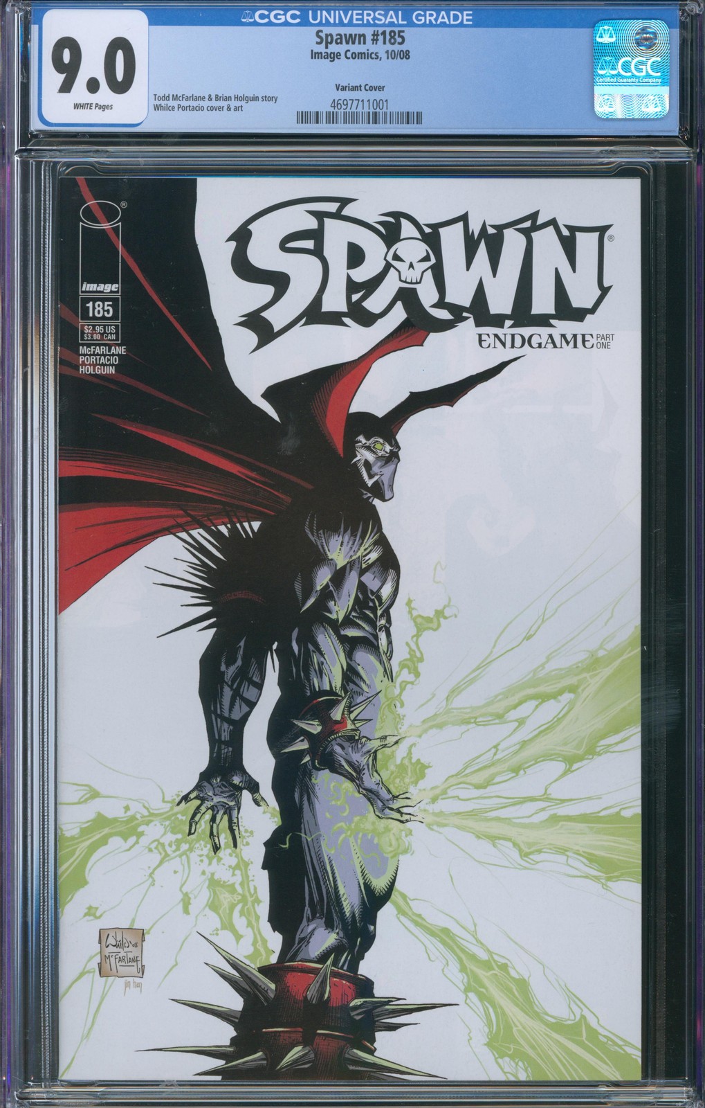 Spawn #185 (Portacio Cover Variant) Value - GoCollect