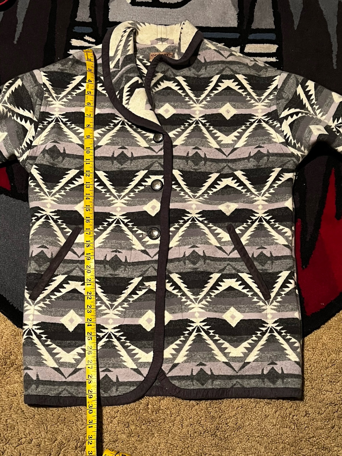 KNOCKABOUTS by PENDLETON Piping Aztec Navajo Nati… - image 8