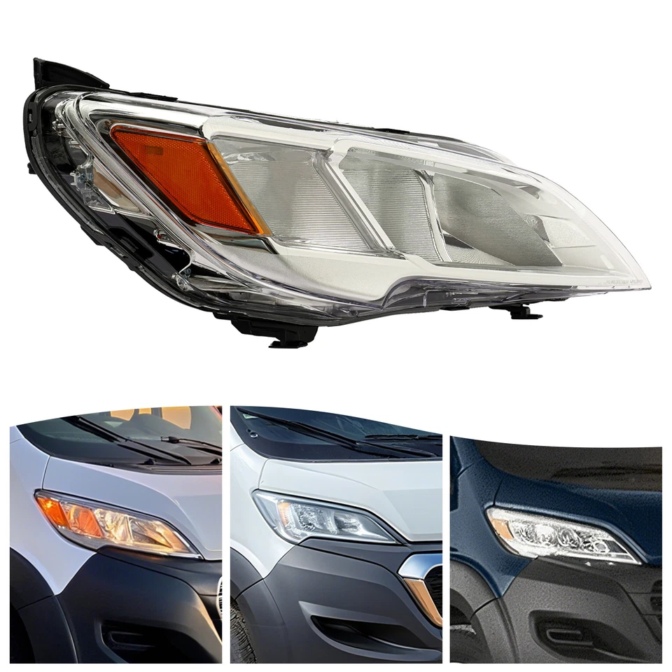 Headlamp For 2023-2025 Ram ProMaster 1500/2500/3500 Halogen Headlight Right Side - Image 3 of 4