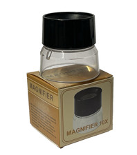 10x Loupe Magnifier Round 35mm Film Negative Slide Lupe Jewellery Coins Stamps
