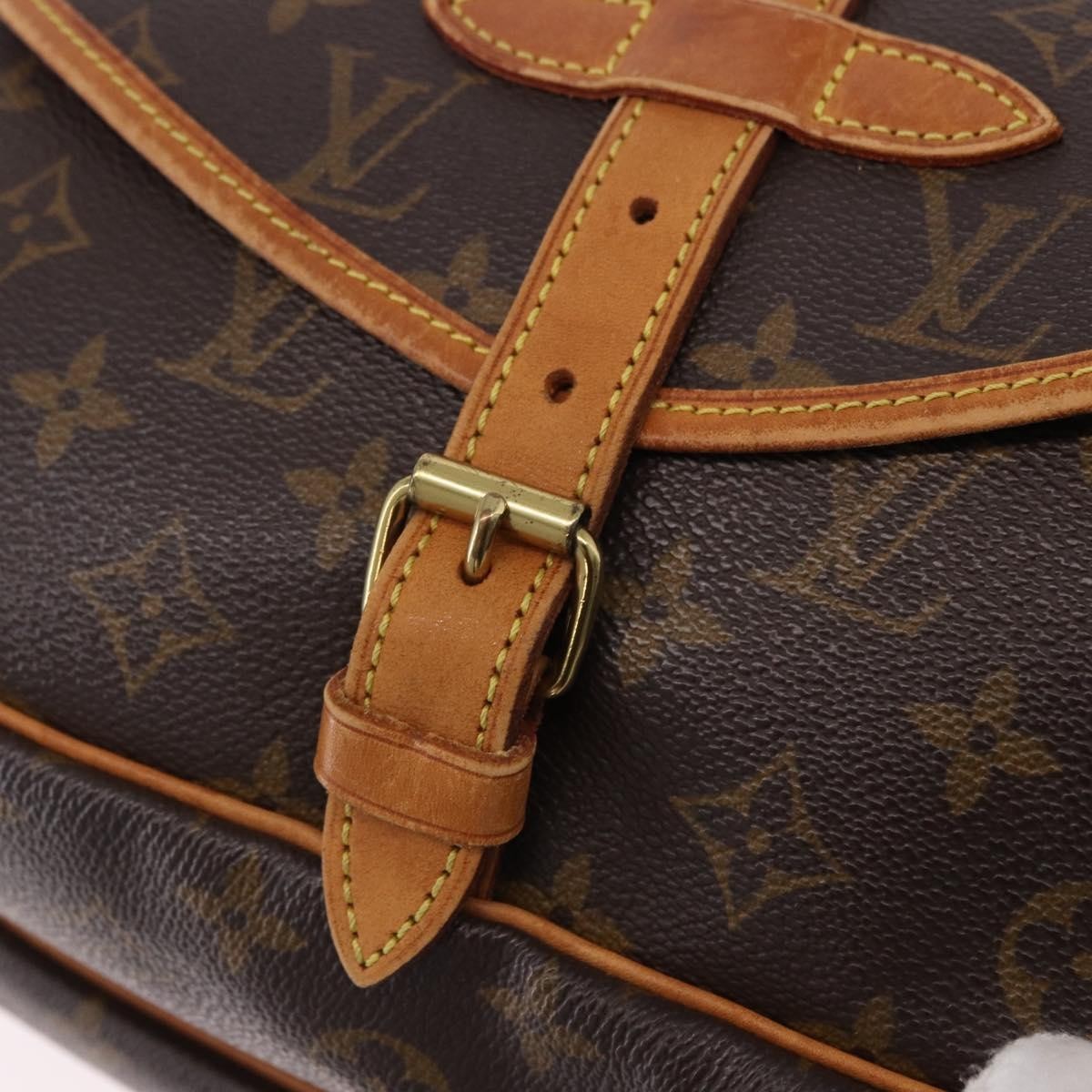 Louis Vuitton Saumur Monogram Brown Canvas Shoulder Bag — image 19