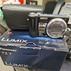 Panasonic Lumix DMC TZ7 101MP Black Digital Compact Camera 12x Zoom + Charger