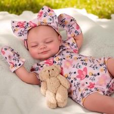 BABESIDE Lifelike Reborn Baby Dolls - Skylar, 17-Inch Realistic Newborn Silic...