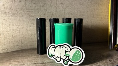 Pop Top Pre-Roll Tube Pot Container - Smell Proof, Child Proof  5 pack