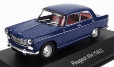 MODELLINO AUTO STATICO DIECAST PEUGEOT 404 1962 VETRINA MODELLISMO SCALA 1/43