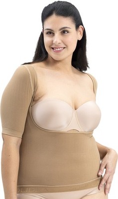 Solides Top mit Mikromassagewirkung SILVER WAVE TOP CURVY Farbe NÜSSE Ar