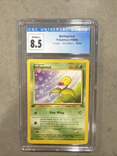 Bellsprout (1st Edition) graded CGC 8.5 for sale on eBay