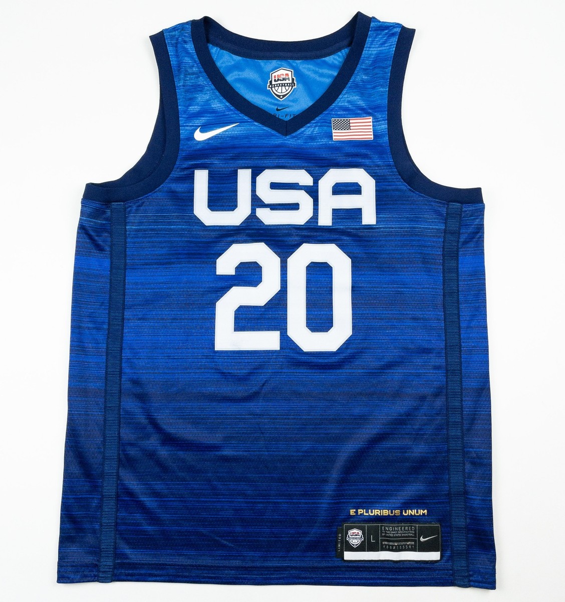 Nike Team USA Tokyo 2020 Olympics Basketball Jersey Men's Large