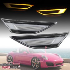 Side Marker Lights Fits 2012 Porsche 911 991 Carrera 981 718 Boxster Led Signal