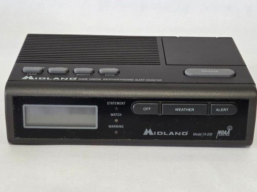 Midland 74-200 NOAA Digital All Weather Radio Hazard Alert Monitor Receiver
