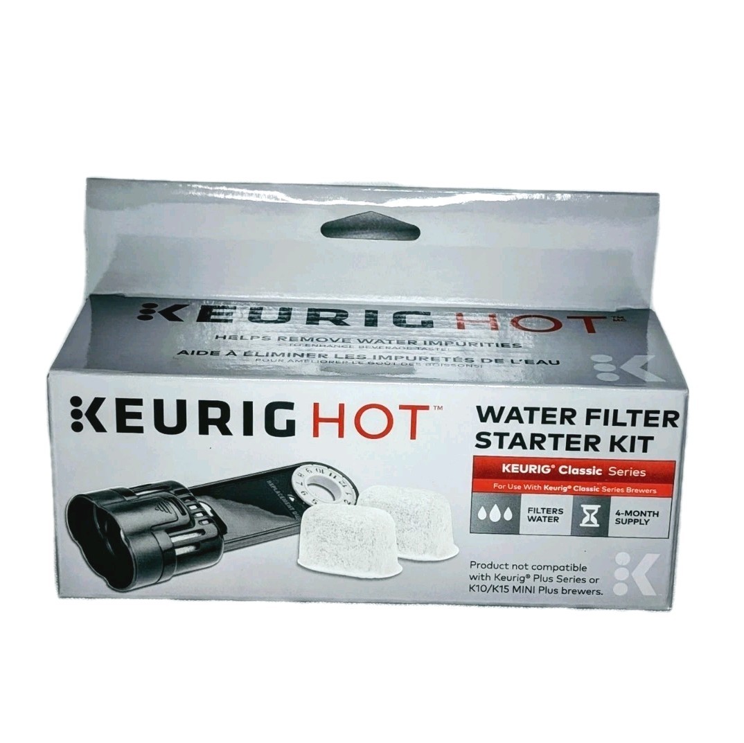 Starter Kit W/ 2 Charcoal Replacemet Filter New