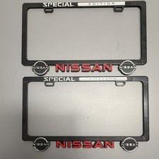 Nissan Special Edition License Plate Frame Set Of 2