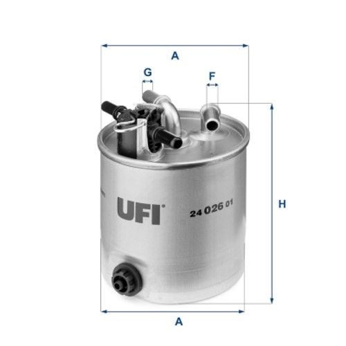 UFI FUEL FILTER for NISSAN NV200 1.5 dCi, 2.0 dCi, 2.5 dCi 16400-JY00A - Image 7