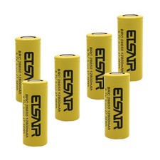 ETSAIR 26650 Battery Batteries 3.7V Rechargeable Cell For LED Torch Lot