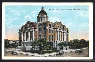 Ansichtskarte Houston, TX, Harris County Court House 