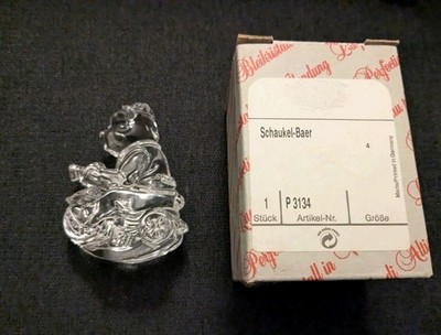NEU Princess House Bleikristall Schaukel Bär  BEAR CRYSTAL TREASURE in Ovp Rar