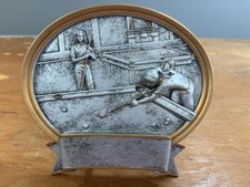 Pool/Billiards Resin Award/Trophy/Plaque, Female, Free Personalization/Shipping